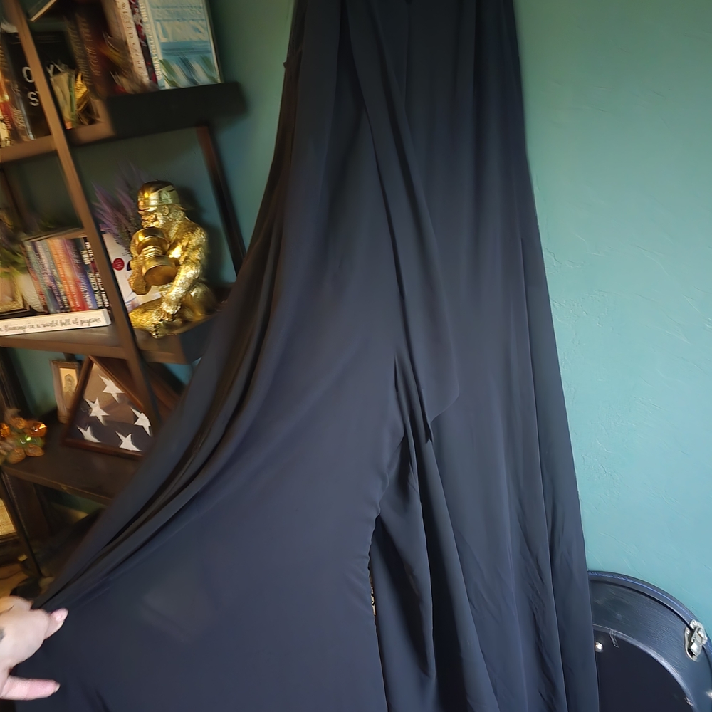 STATE Black Dress with Zipper Detail